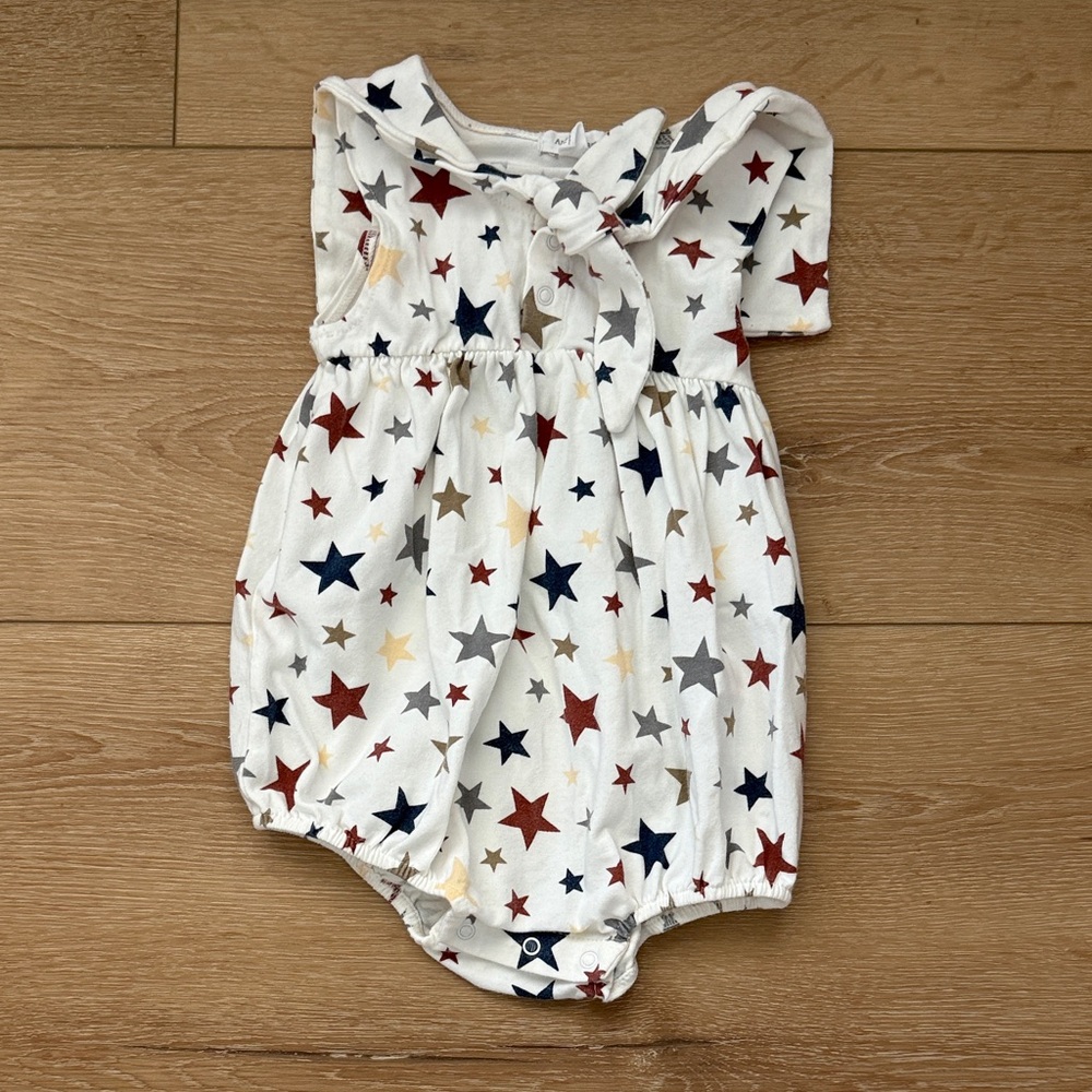 Angel Dear Star Print Baby Romper 18-24M